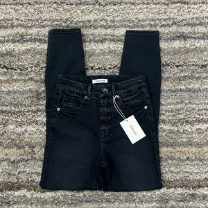 Good American Good Waist Crop Skinny Jeans Sz 00/24 NWT | Good American Skinny
